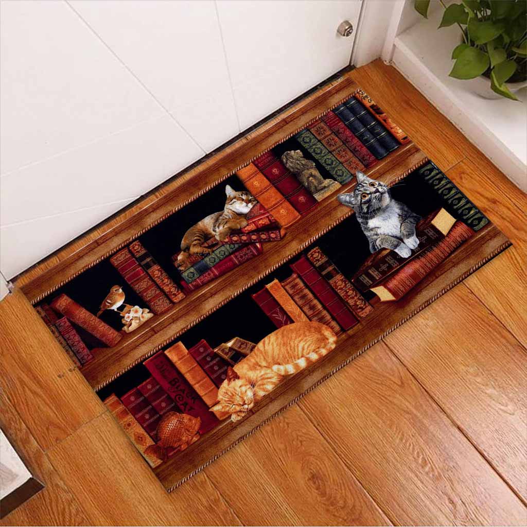 Meovy Welcome - Buch-Fußmatte