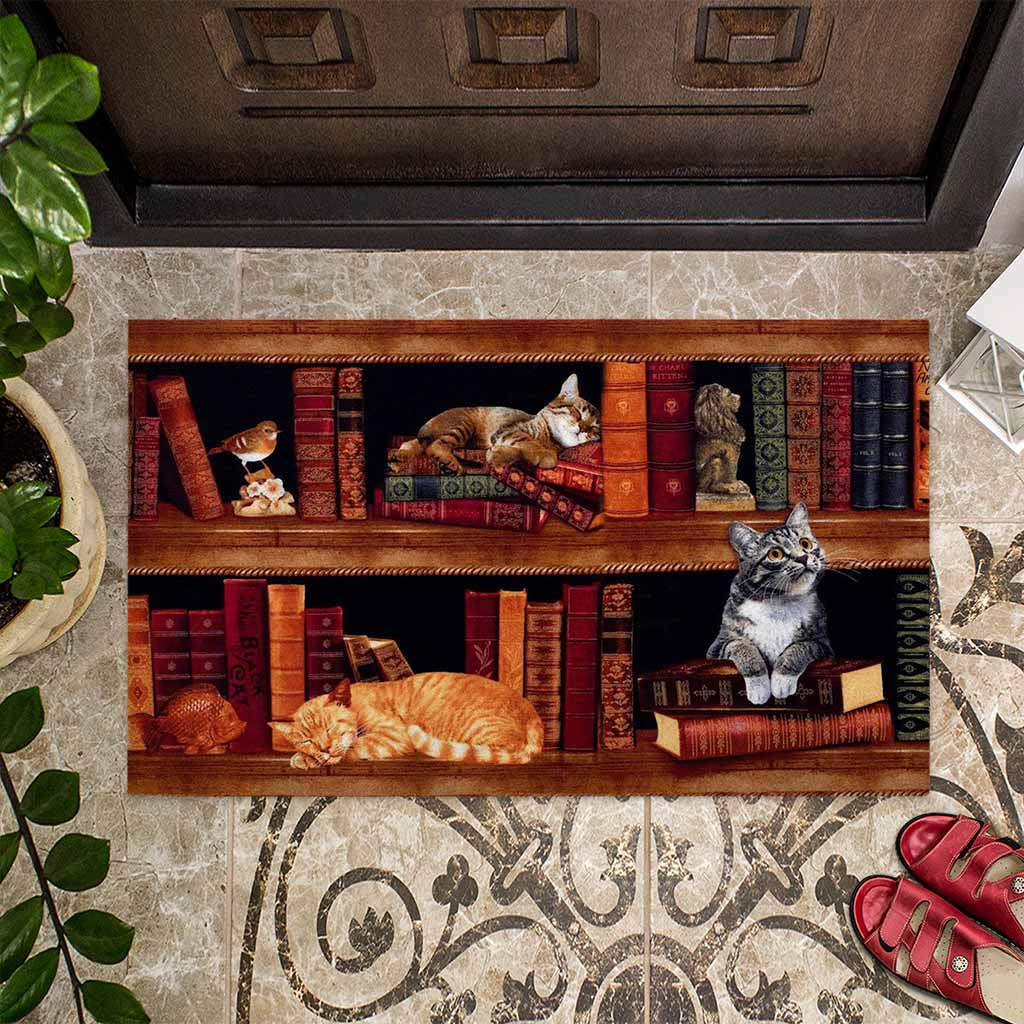 Meovy Welcome - Buch-Fußmatte