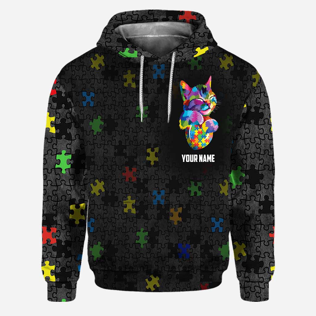 Urteile nicht über Dinge, die du nicht verstehst – Personalisierter Hoodie und Leggings zur Aufklärung über Autismus