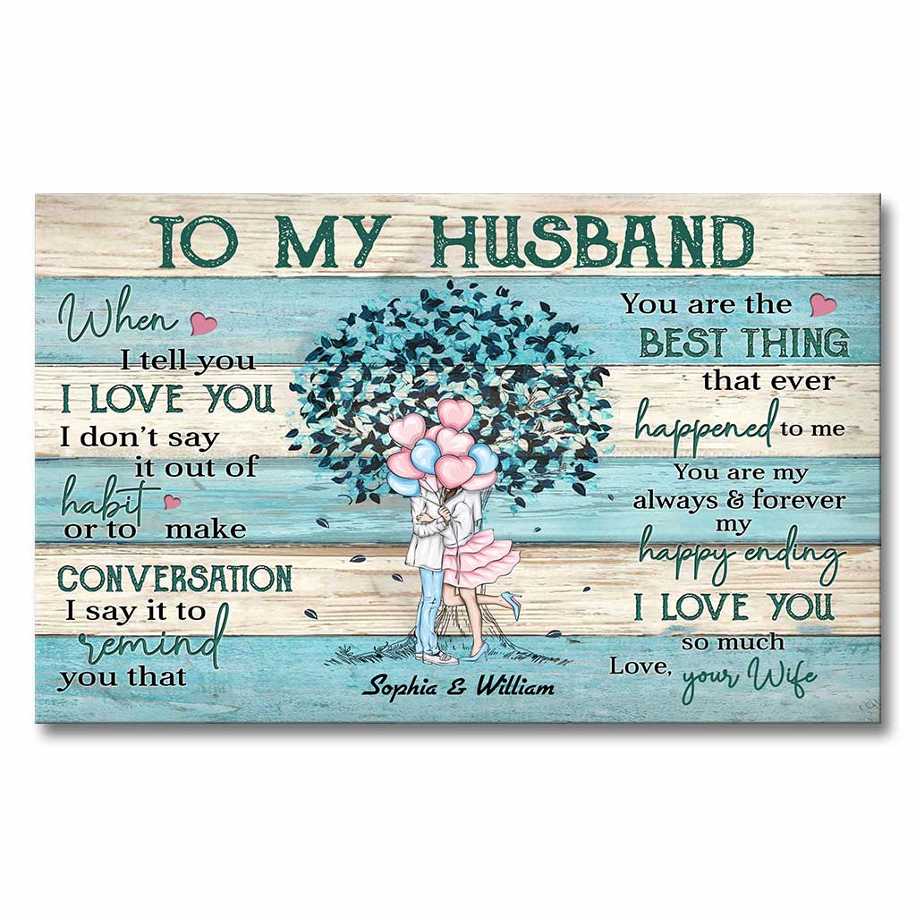 You Are The Best Thing - Personalized Couple Canvas And Poster