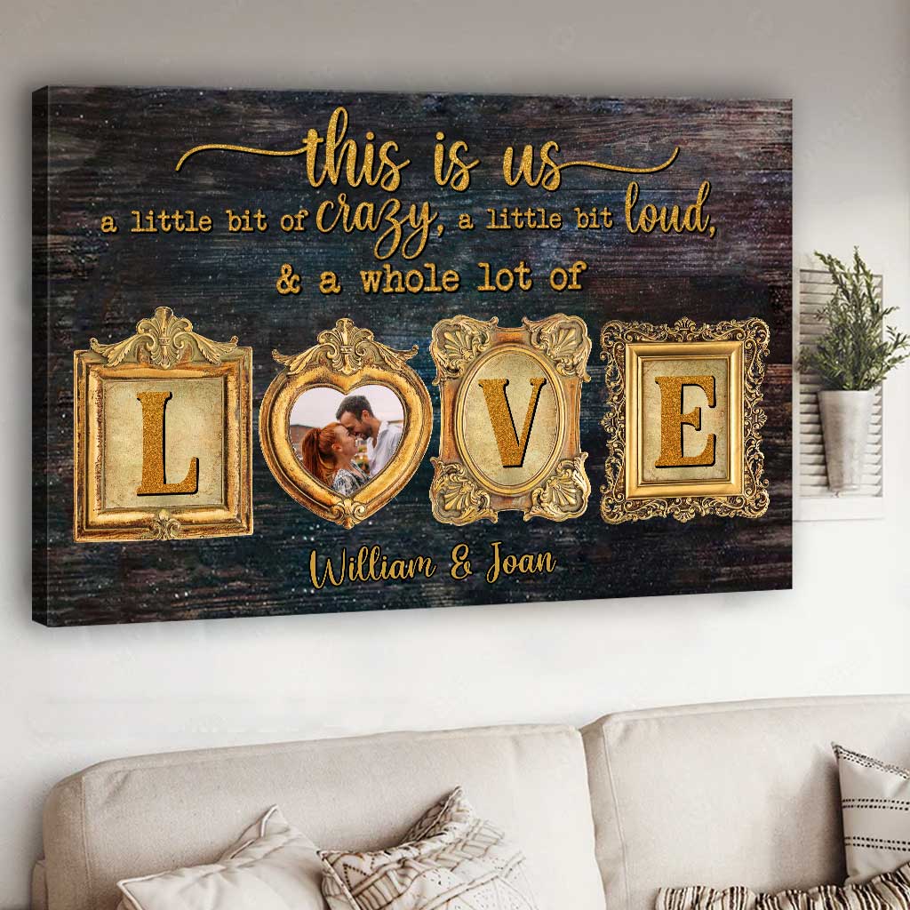 This Is Us - Personalized Couple Canvas And Poster