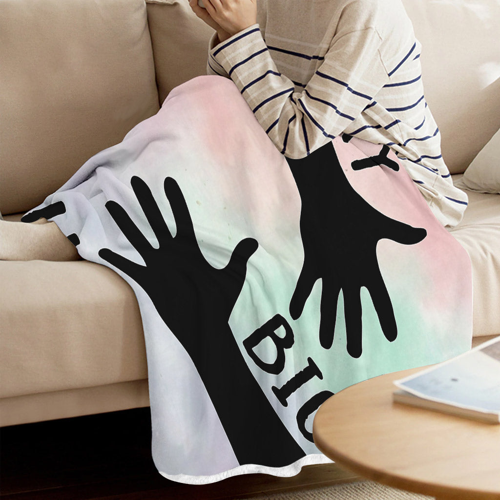 Ganz dicke Umarmung – personalisierte Beste-Freundin-Decke