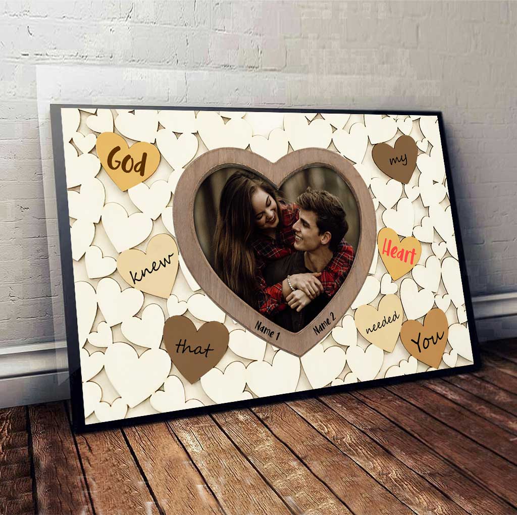 Wo immer ich bei dir bin – personalisiertes Poster für Paare