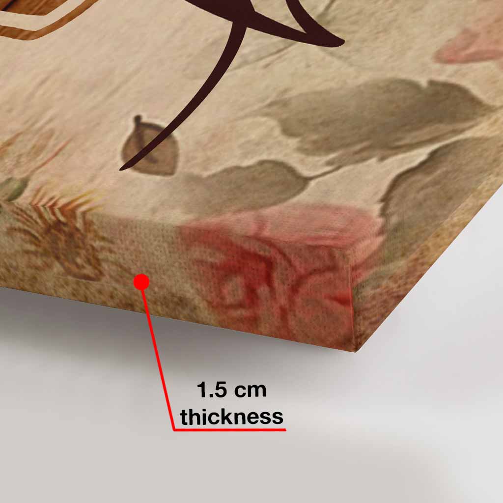 Und sie lebten glücklich bis an ihr Lebensende – Personalisiertes Poster zum Hochzeitstag für Paare