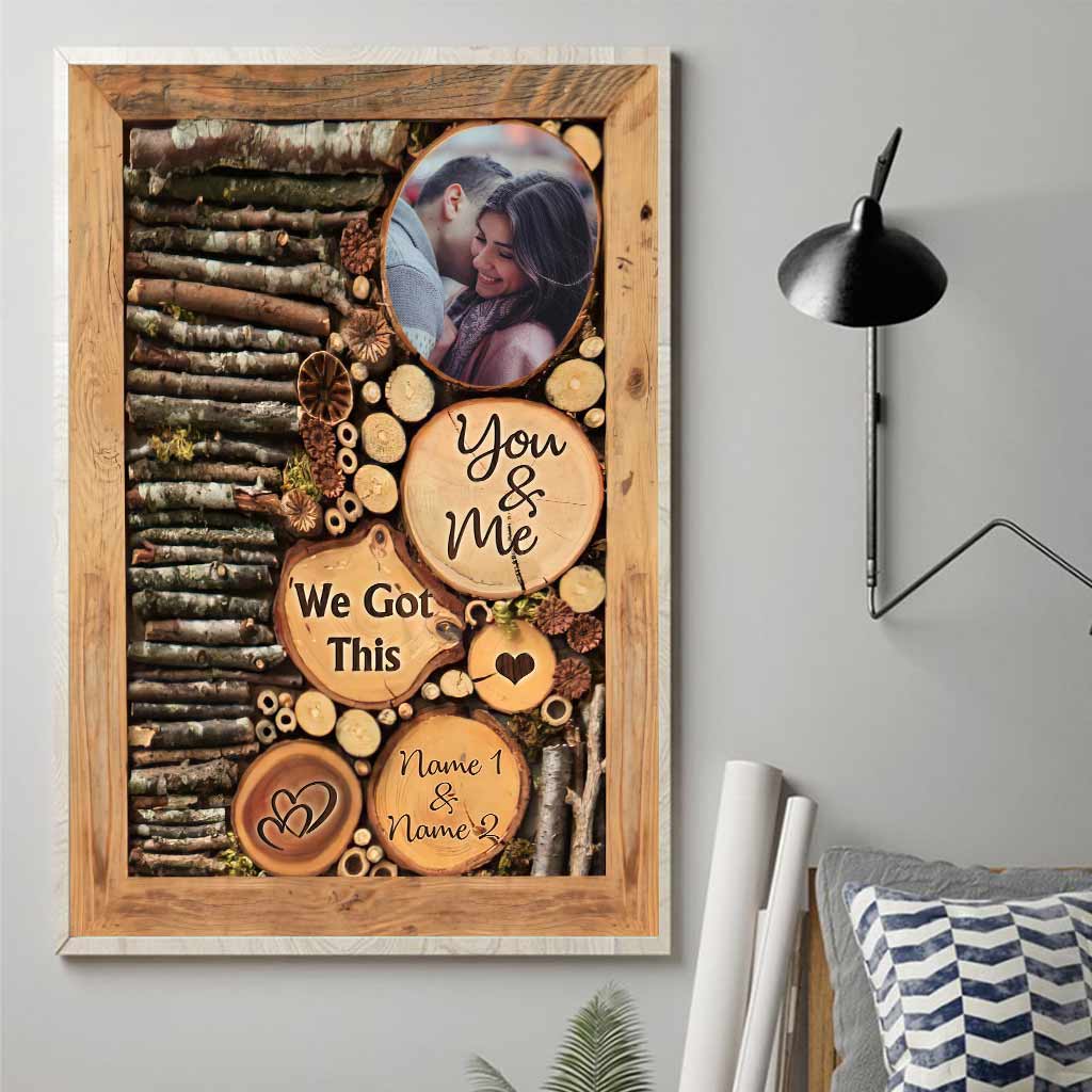 Forever Be My Always - Personalized Couple Poster