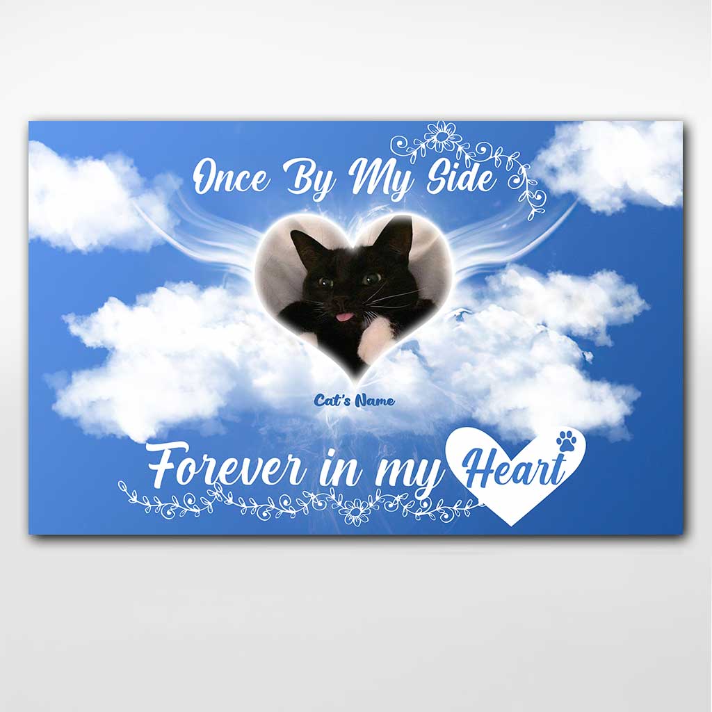 Katzenfell erscheint, wenn Engel in der Nähe sind – Personalisiertes Katzenposter