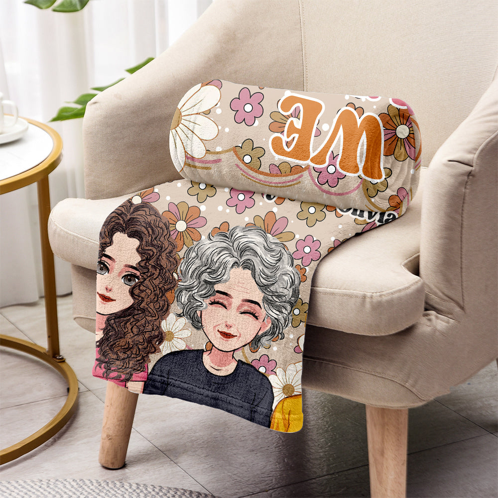 Wir lieben dich, Mama – Personalisierte Muttertagsdecke