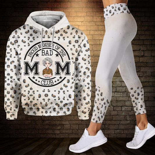 Pround Member Of The Bad Moms Club - Personalized Mother's Day Grandma Hoodie and Leggings