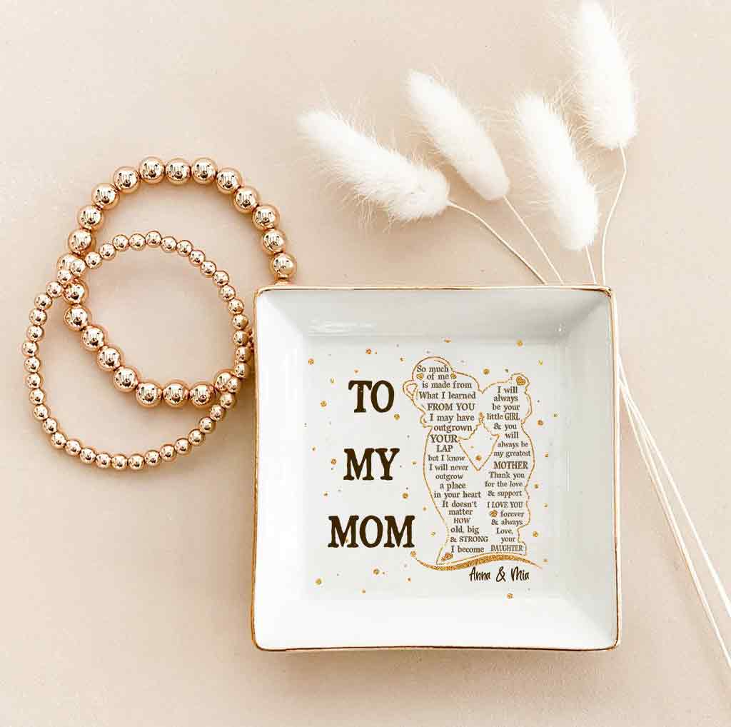 To My Mom - Personalized Mother's Day Mother Jewelry Dish