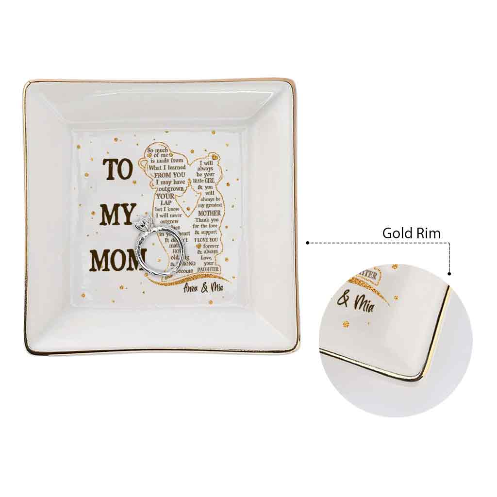 To My Mom - Personalized Mother's Day Mother Jewelry Dish