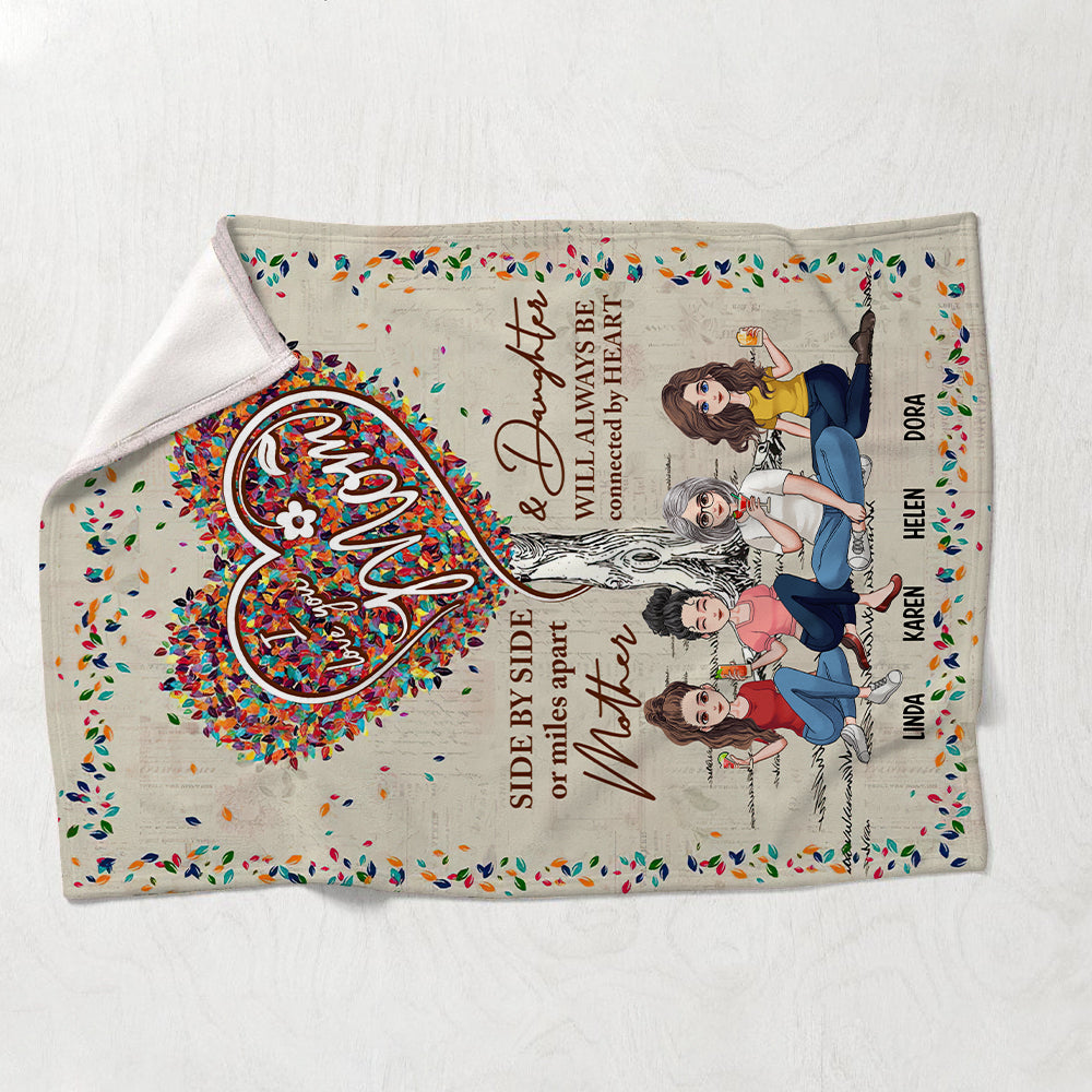 Mutter, wir lieben dich – personalisierte Mutterdecke