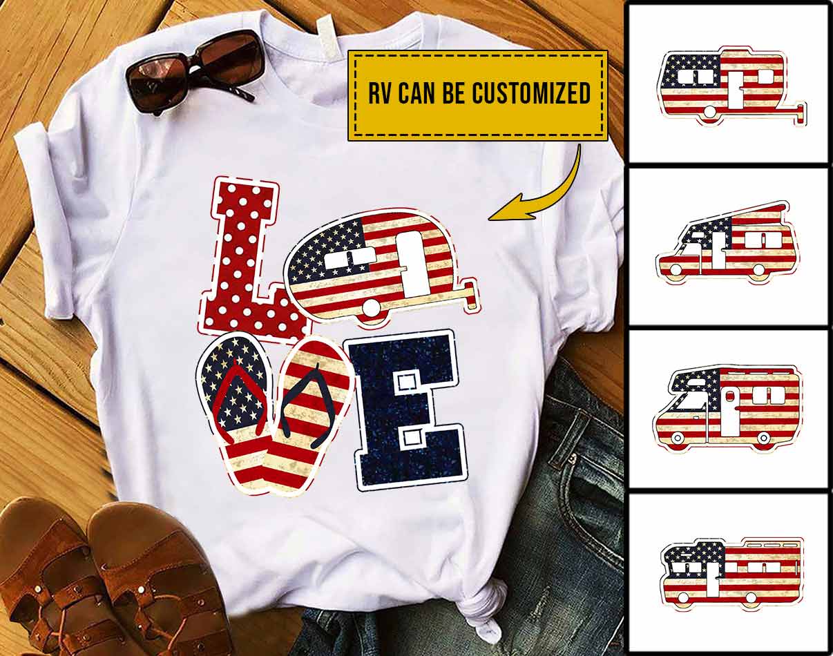 Personalisiertes T-Shirt und Hoodie zum Thema „Ich liebe Camping“