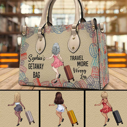 Reisetasche – Personalisierte Reisehandtasche aus Leder