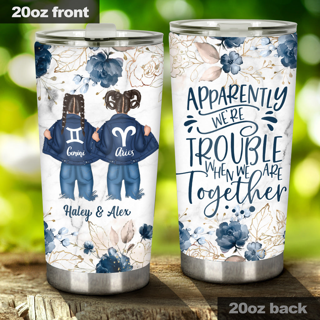 Sternzeichen-Denim-Bestie – Horoskop-Geschenk für die Freundin – Personalisierter Becher