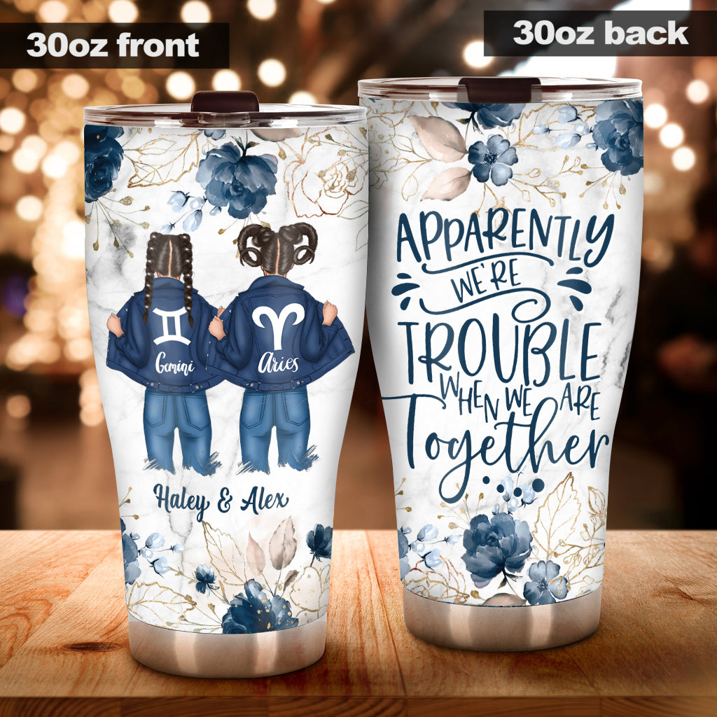 Sternzeichen-Denim-Bestie – Horoskop-Geschenk für die Freundin – Personalisierter Becher