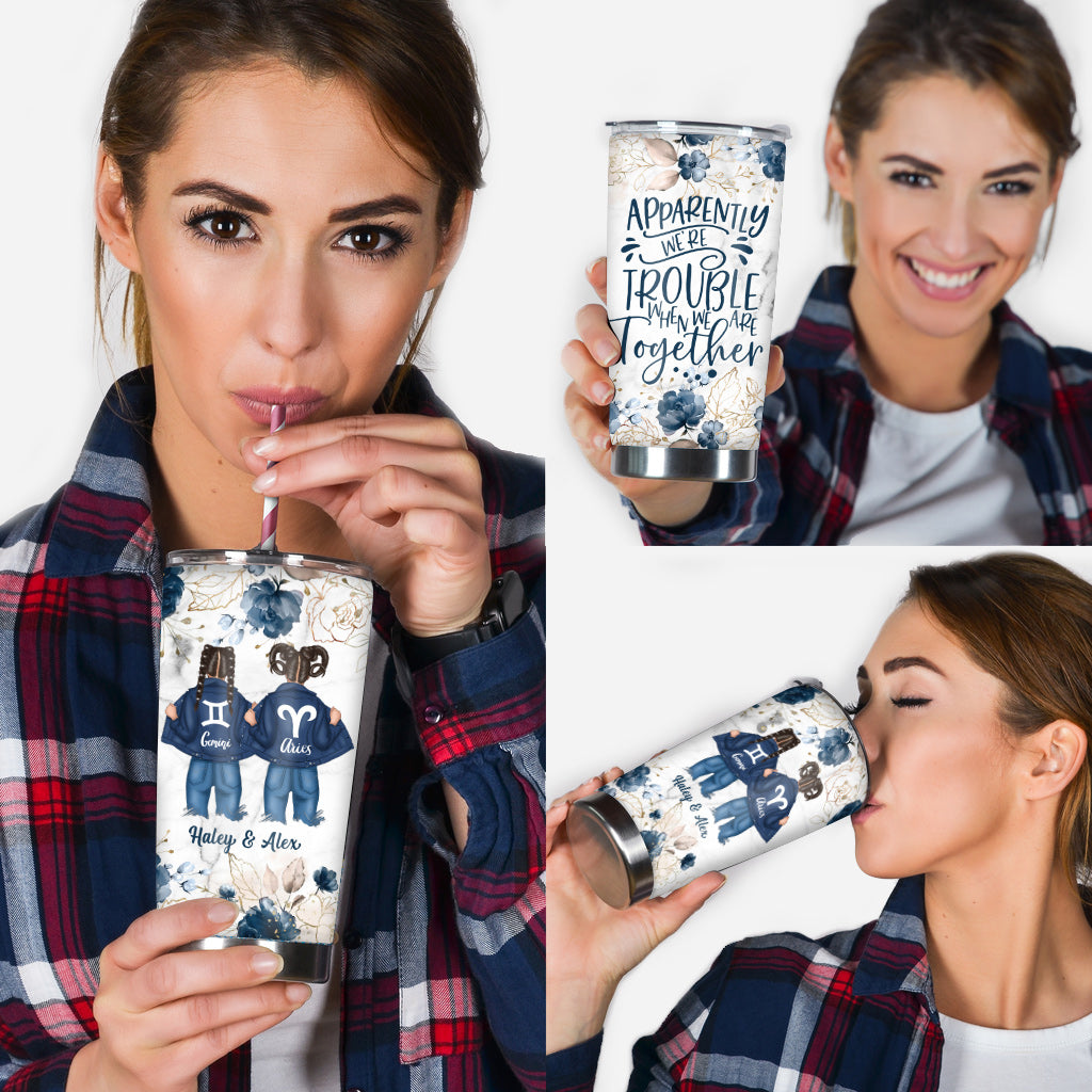 Sternzeichen-Denim-Bestie – Horoskop-Geschenk für die Freundin – Personalisierter Becher