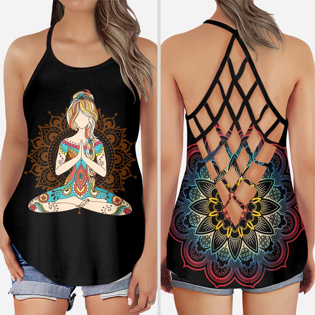 Namaste Cross Tank Top