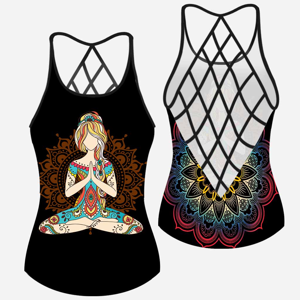 Namaste Cross Tank Top
