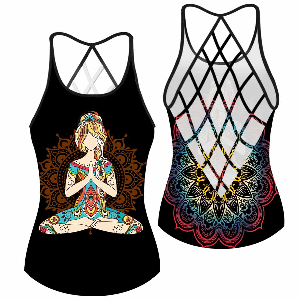Namaste Cross Tank Top