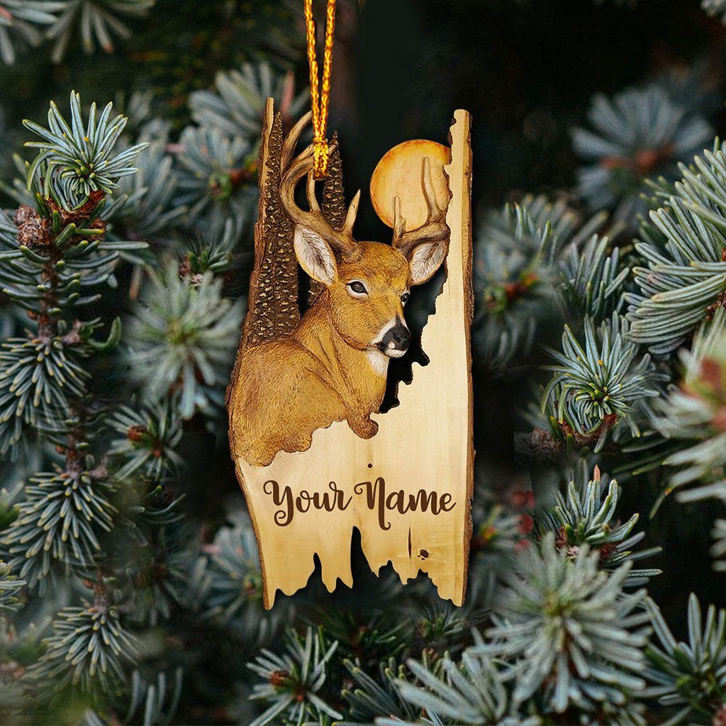Love Hunting - Personalized Christmas Ornament (Printed On Both Sides)