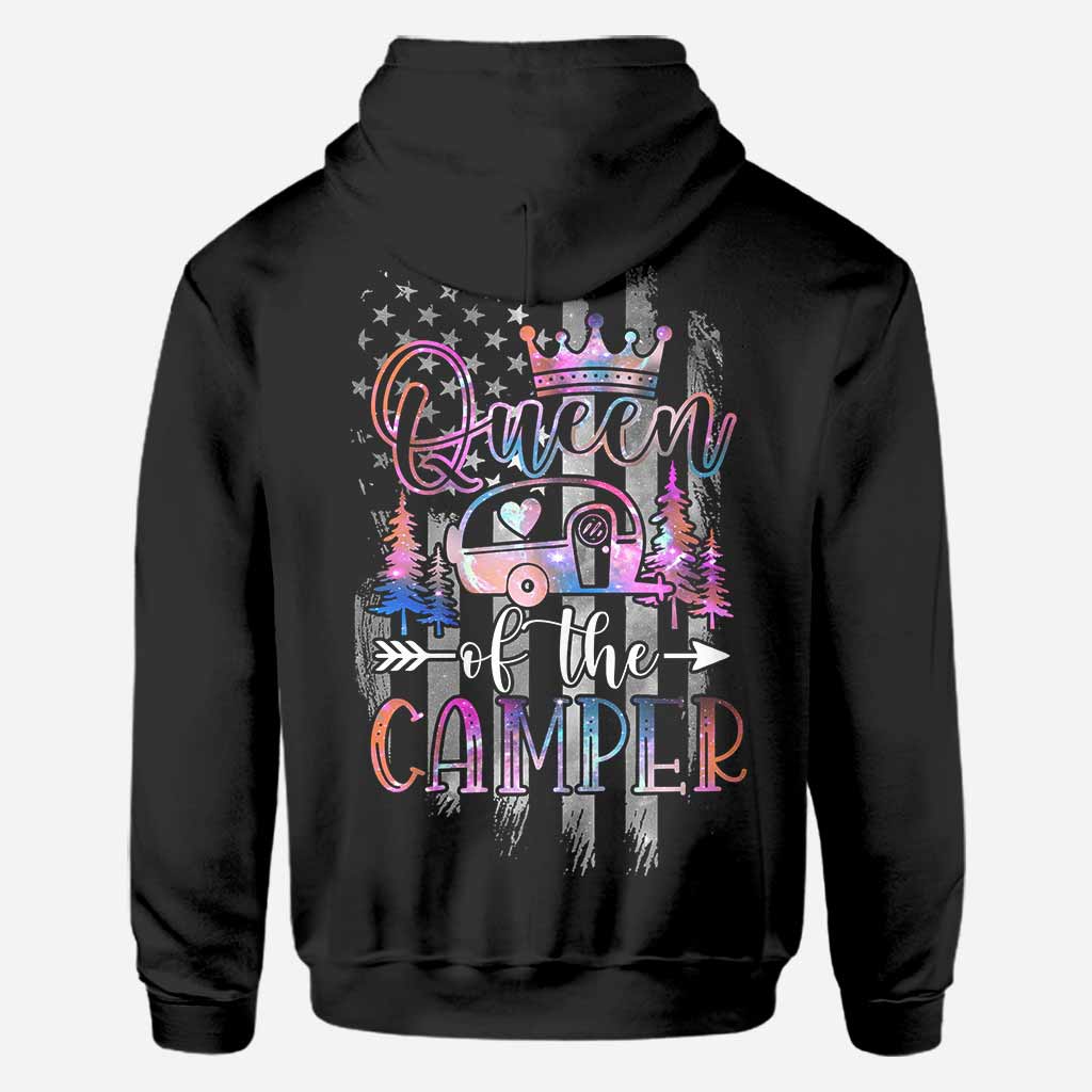 Camper King Camper Queen – Personalisiertes Camping-T-Shirt und Hoodie