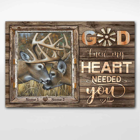 Home Is Wherever I'm With You - Personalized Hunting Poster