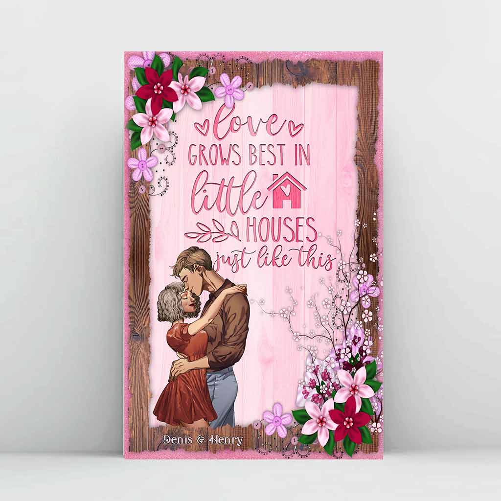 Mein Lieblingsort auf der ganzen Welt – personalisiertes Poster für Paare