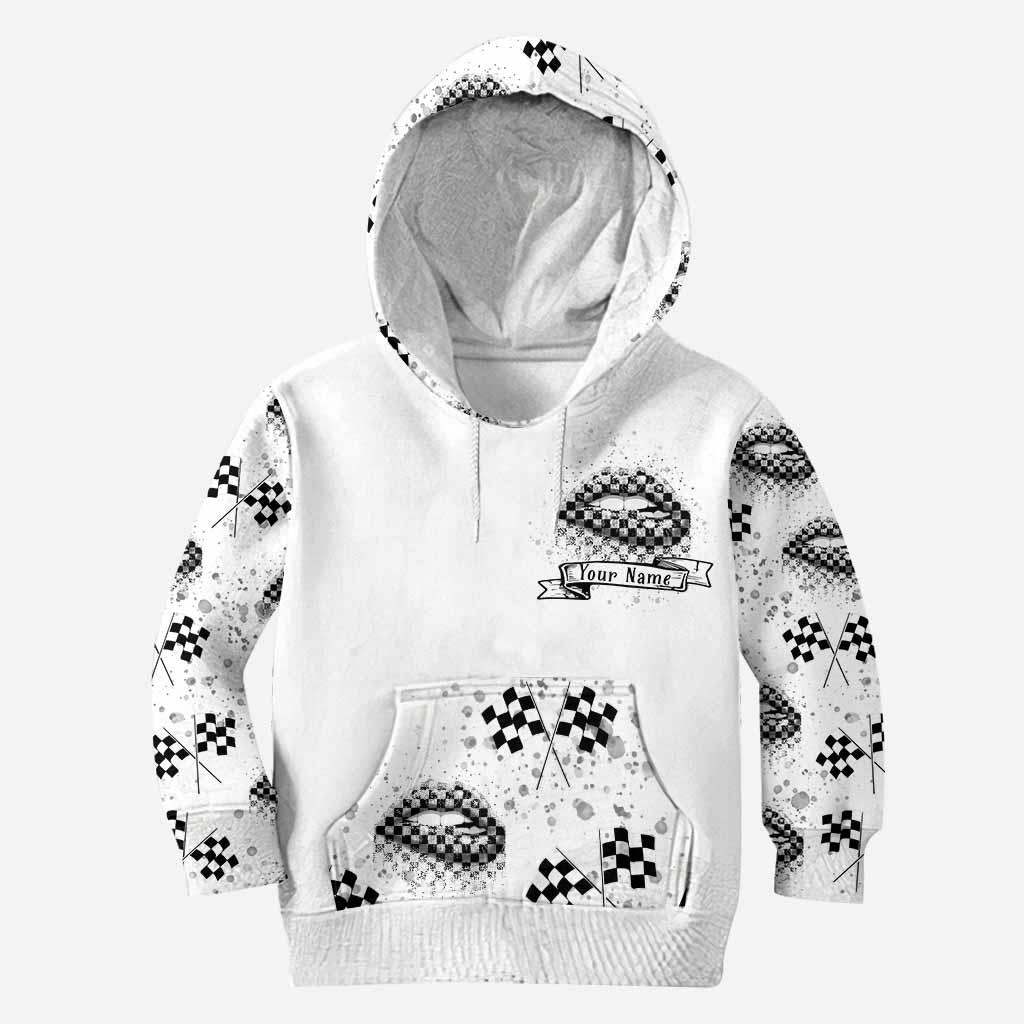 Fancy Like A Race Track - Personalized Racing Hoodie And Leggings