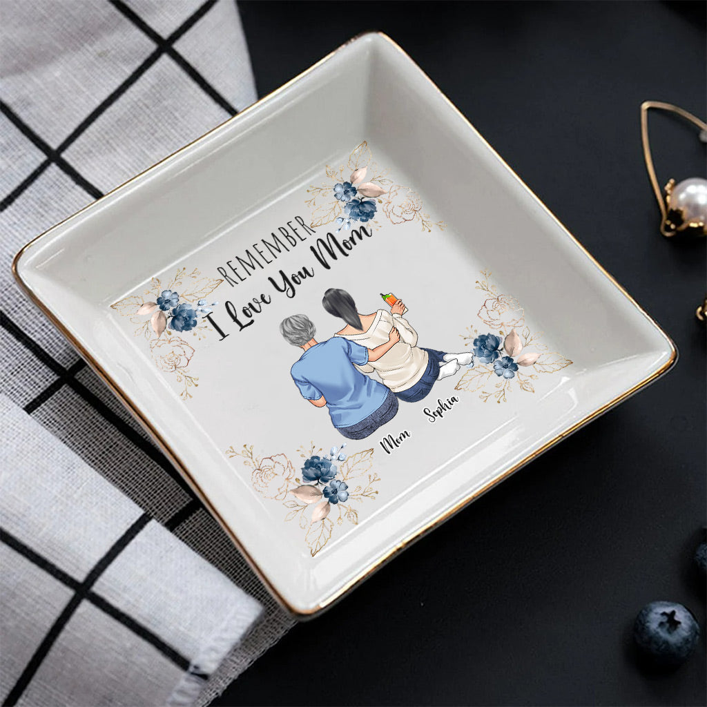 Mother And Daughter - Personalized Mother's Day Mother Jewelry Dish
