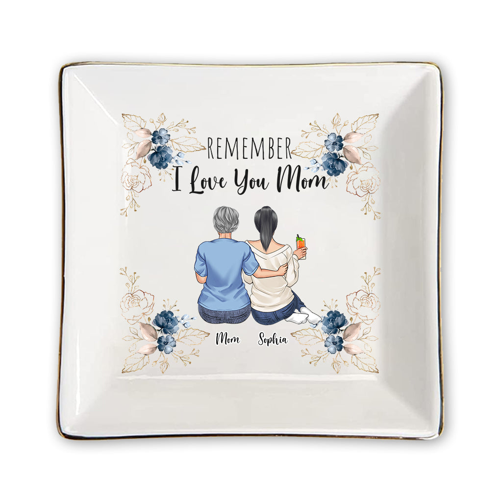 Mother And Daughter - Personalized Mother's Day Mother Jewelry Dish