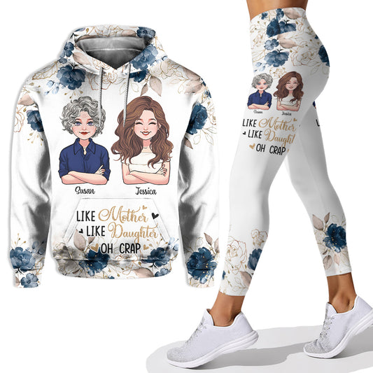 Mother And Daughter - Personalized Mother's Day Mother Hoodie and Leggings