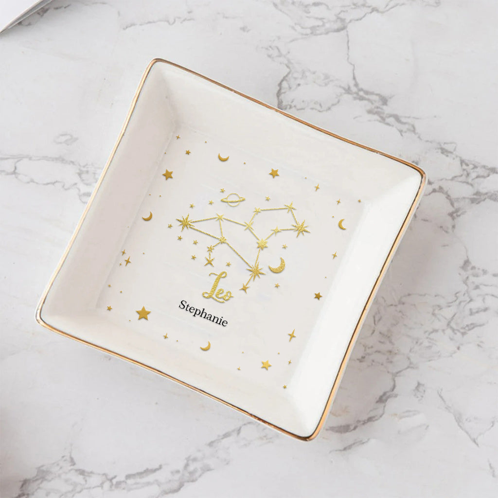 Leuchte wie ein Stern – Personalisierte Horoskop-Schmuckschale