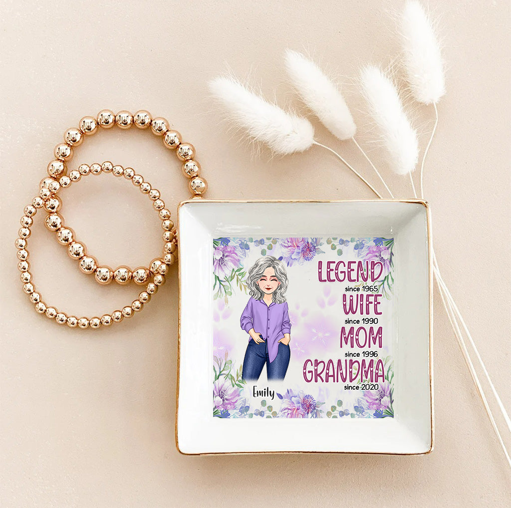 Legende Ehefrau Mama Oma – Personalisierte Schmuckschale zum Muttertag für Oma