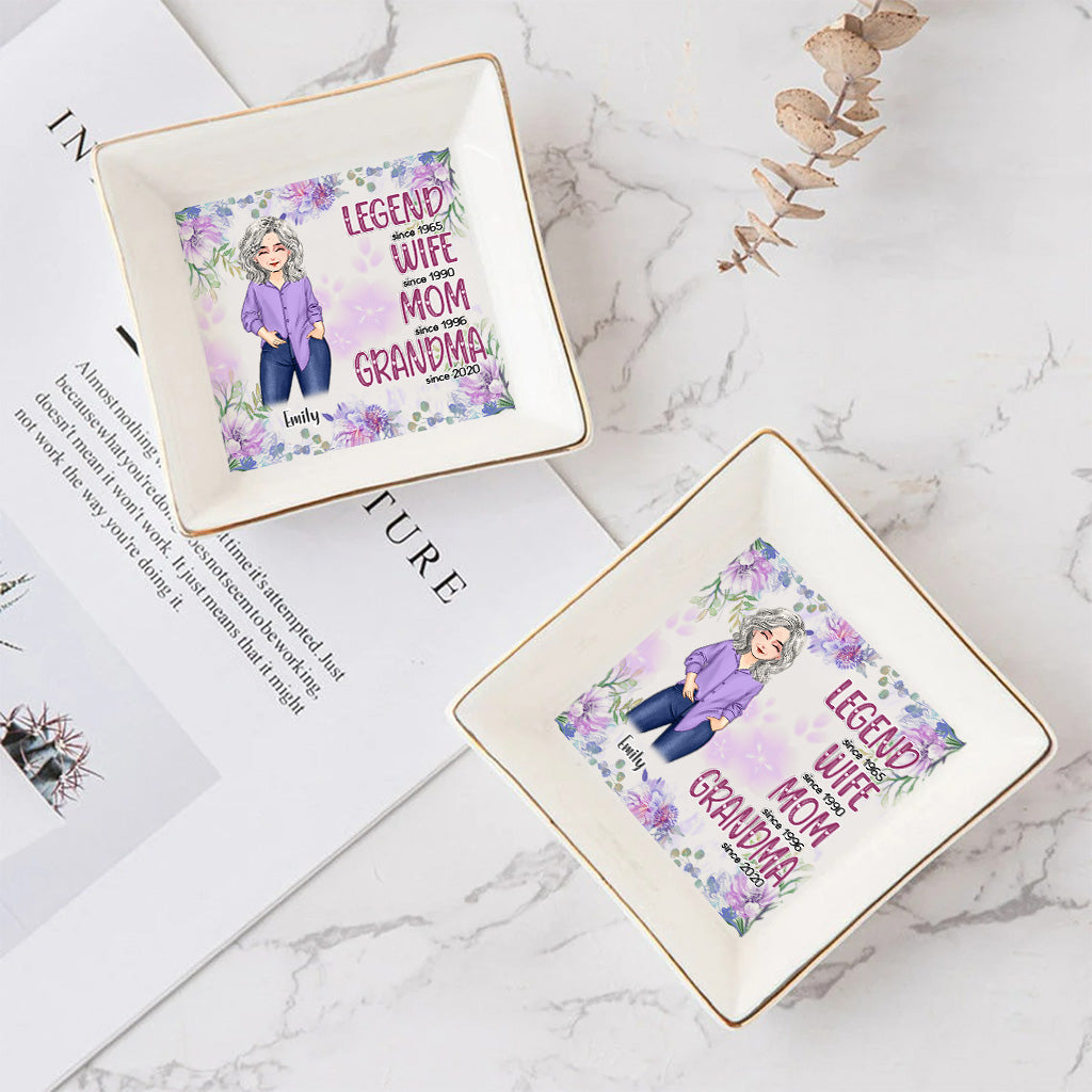 Legende Ehefrau Mama Oma – Personalisierte Schmuckschale zum Muttertag für Oma