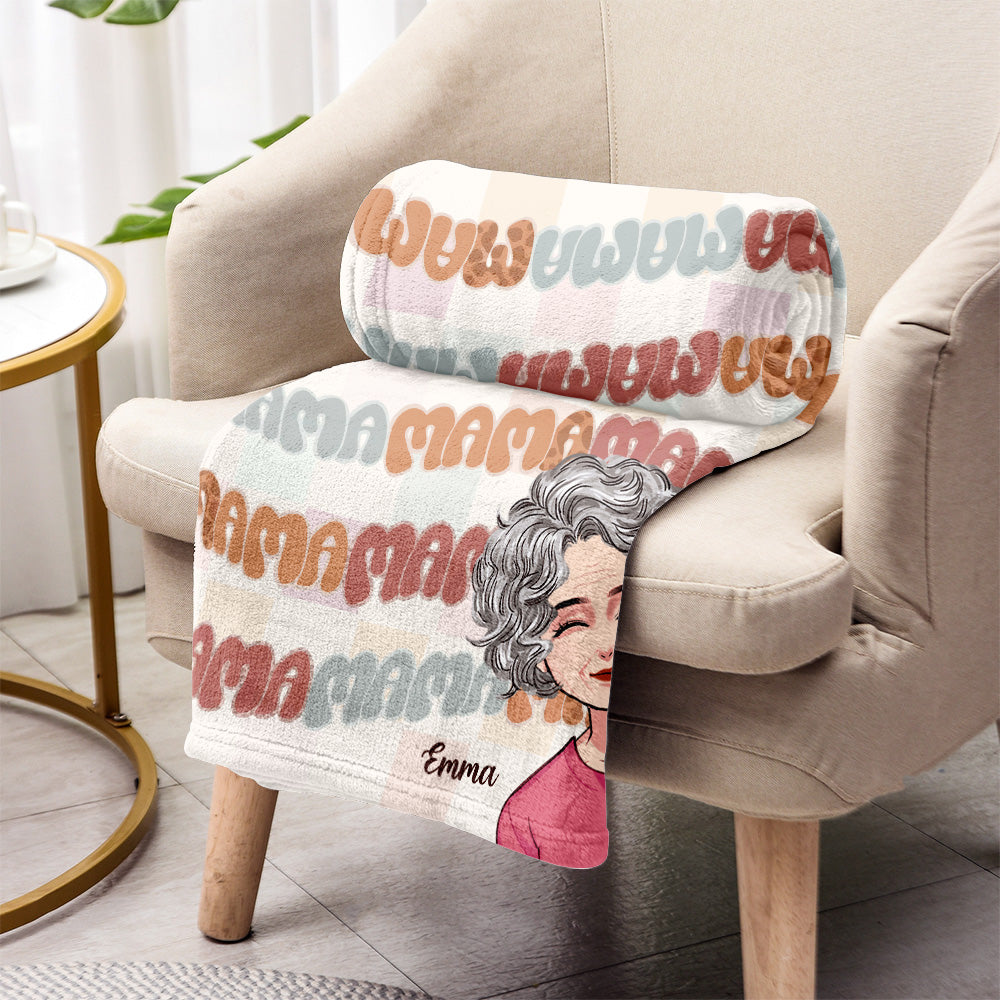 Mama Mama Mama – Personalisierte Muttertagsdecke