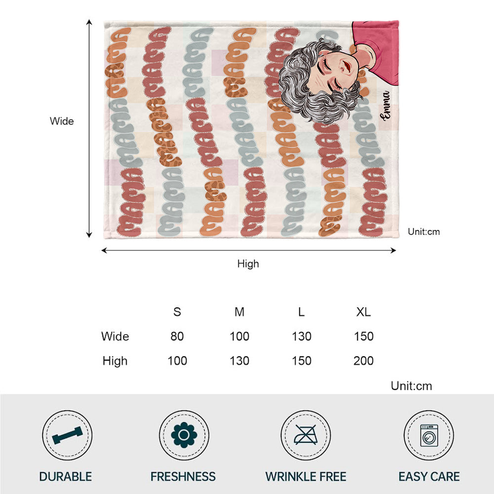 Mama Mama Mama – Personalisierte Muttertagsdecke