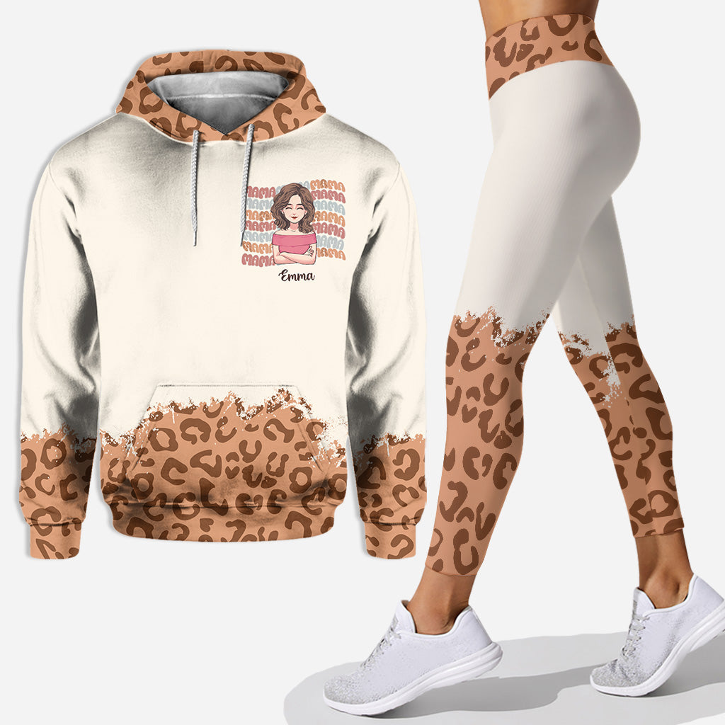 Mama Mama Mama – Personalisierter Muttertags-Hoodie und Leggings für Mütter