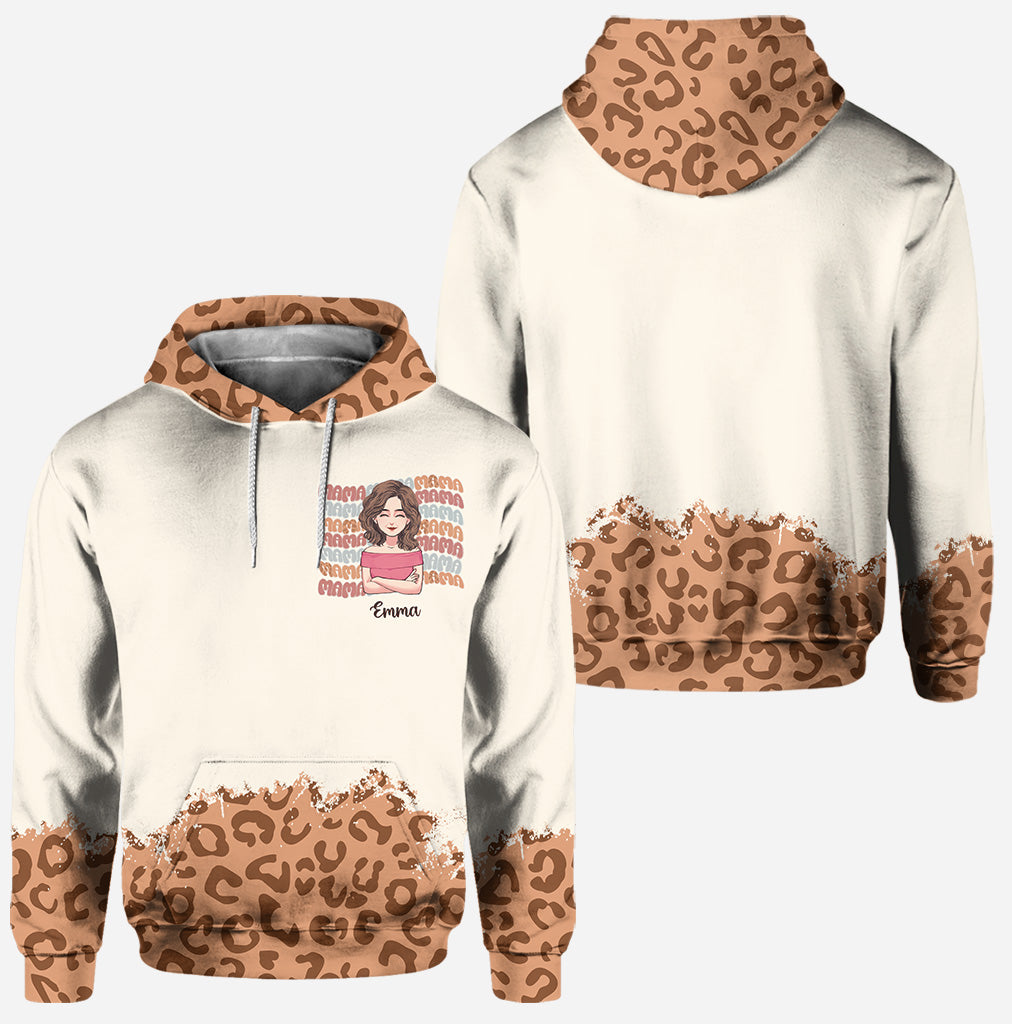 Mama Mama Mama – Personalisierter Muttertags-Hoodie und Leggings für Mütter