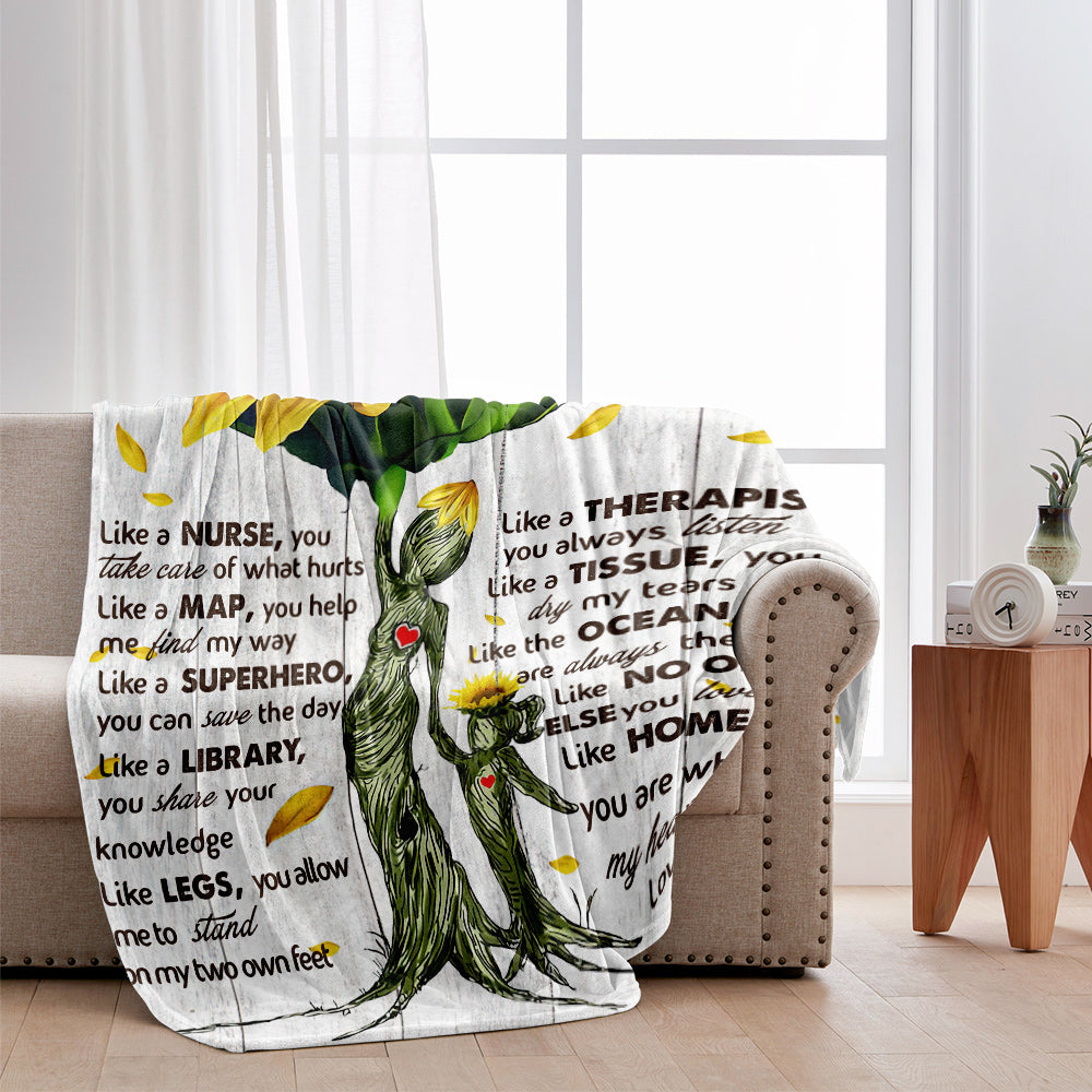 Für meine Mama – Personalisierte Mutterdecke