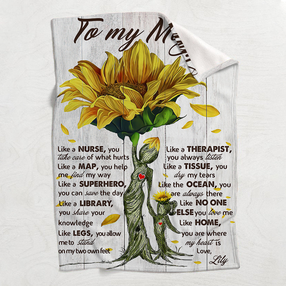 Für meine Mama – Personalisierte Mutterdecke