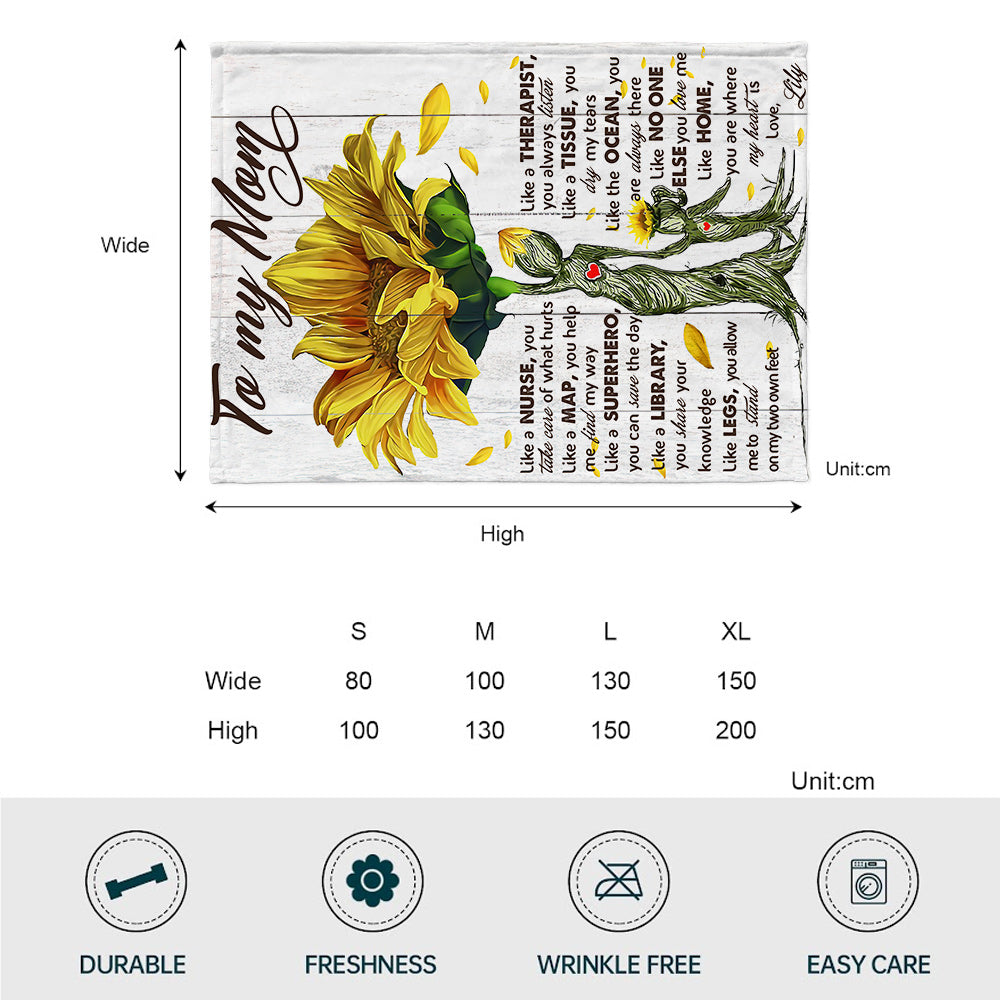 Für meine Mama – Personalisierte Mutterdecke