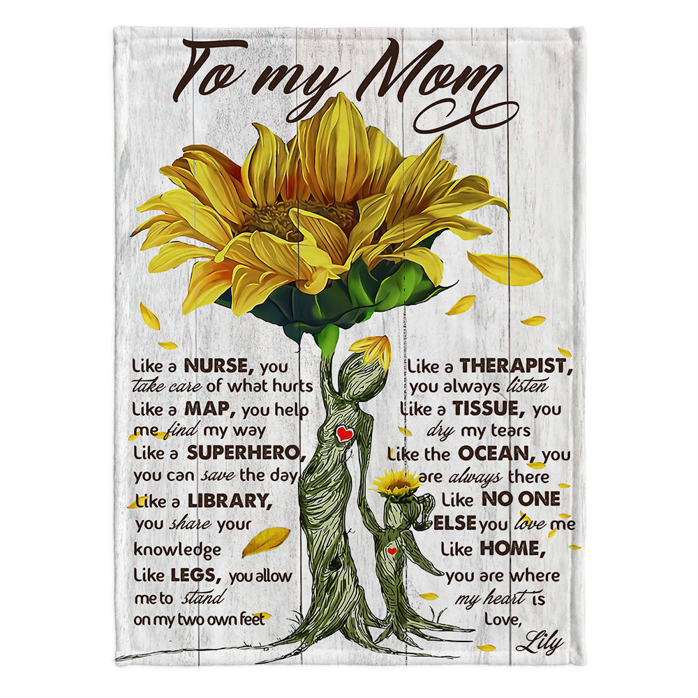 Für meine Mama – Personalisierte Mutterdecke