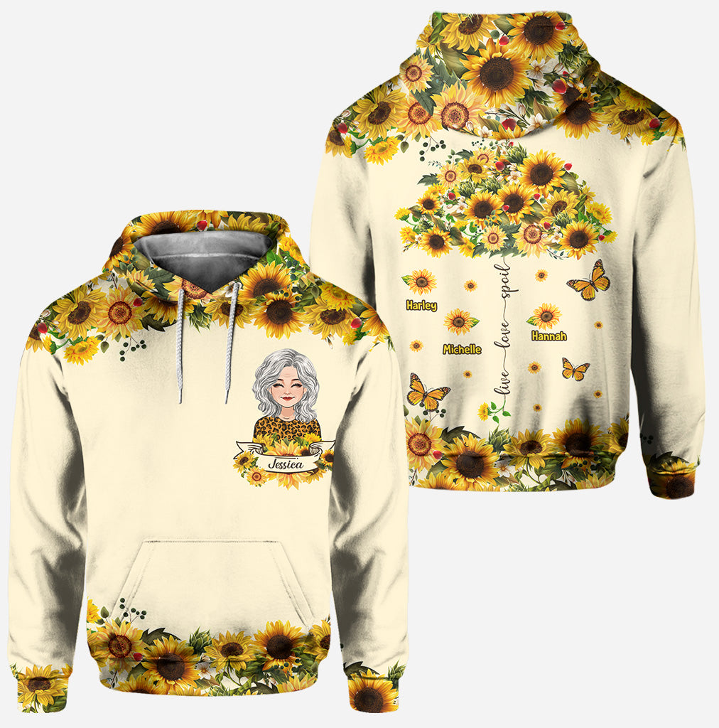 Reiseset – Personalisierter Muttertags-Hoodie und Leggings für Oma