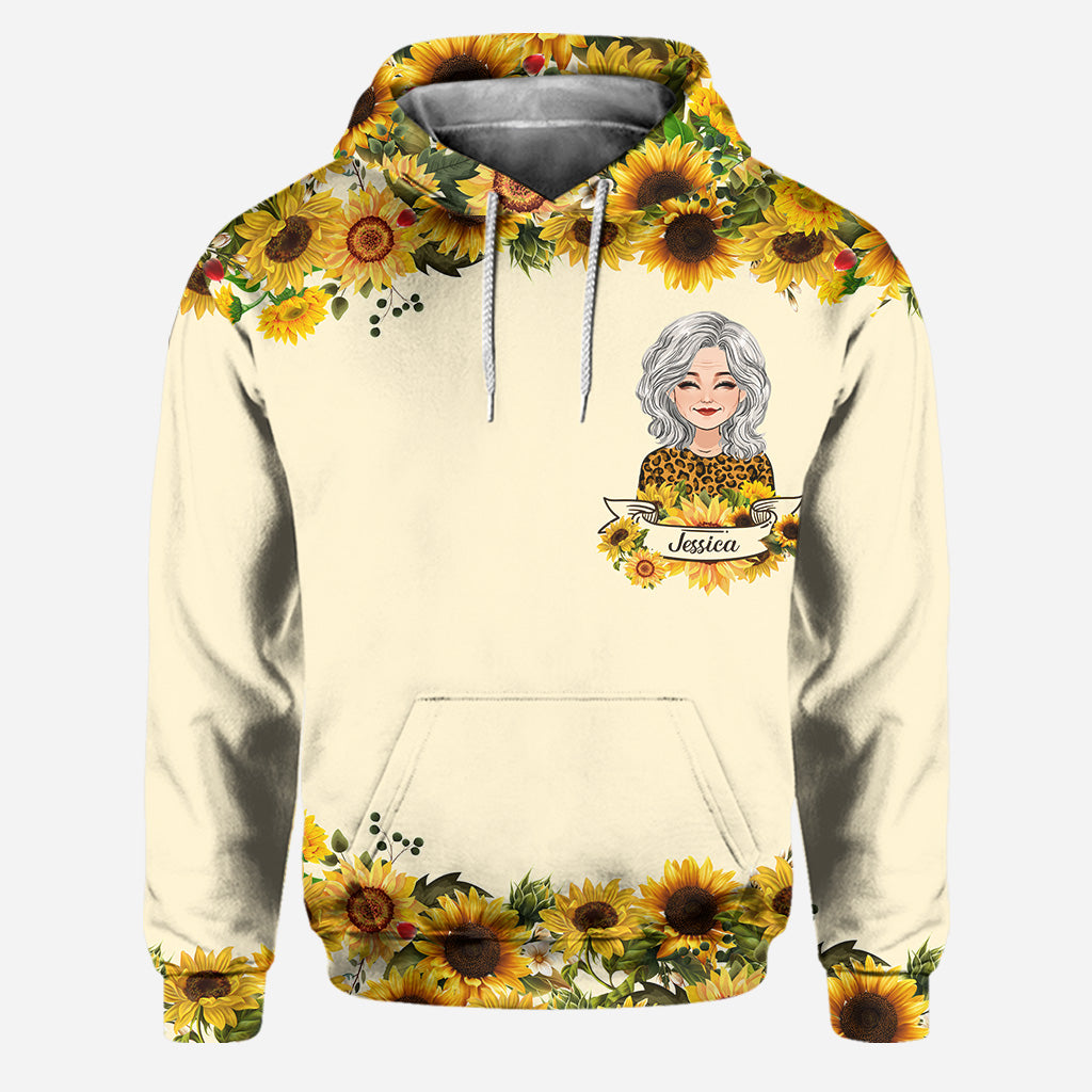 Reiseset – Personalisierter Muttertags-Hoodie und Leggings für Oma