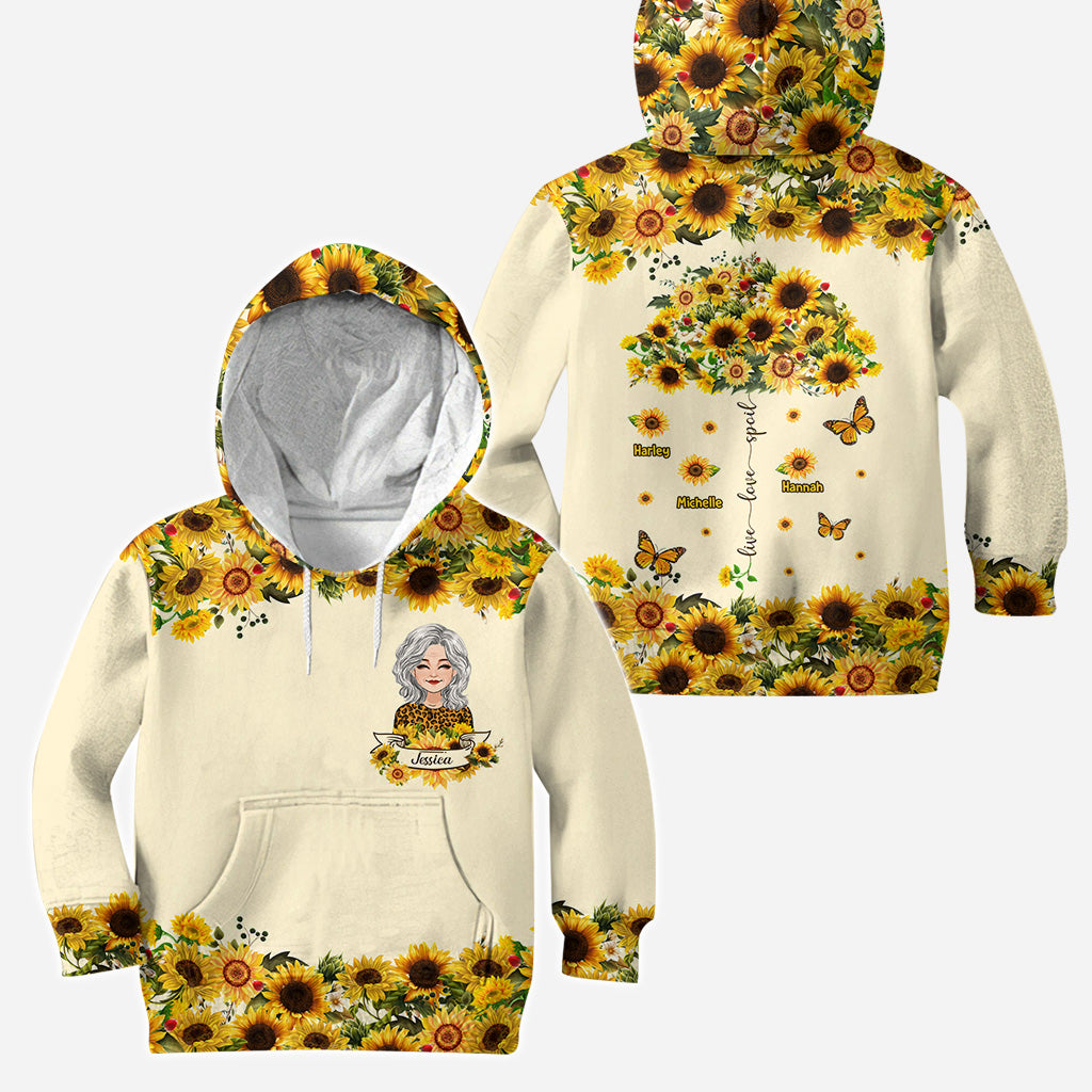 Reiseset – Personalisierter Muttertags-Hoodie und Leggings für Oma