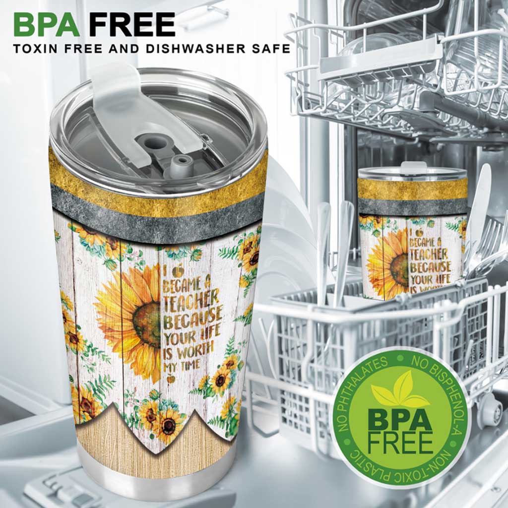 Personalisierter Becher „Wurde Lehrer“