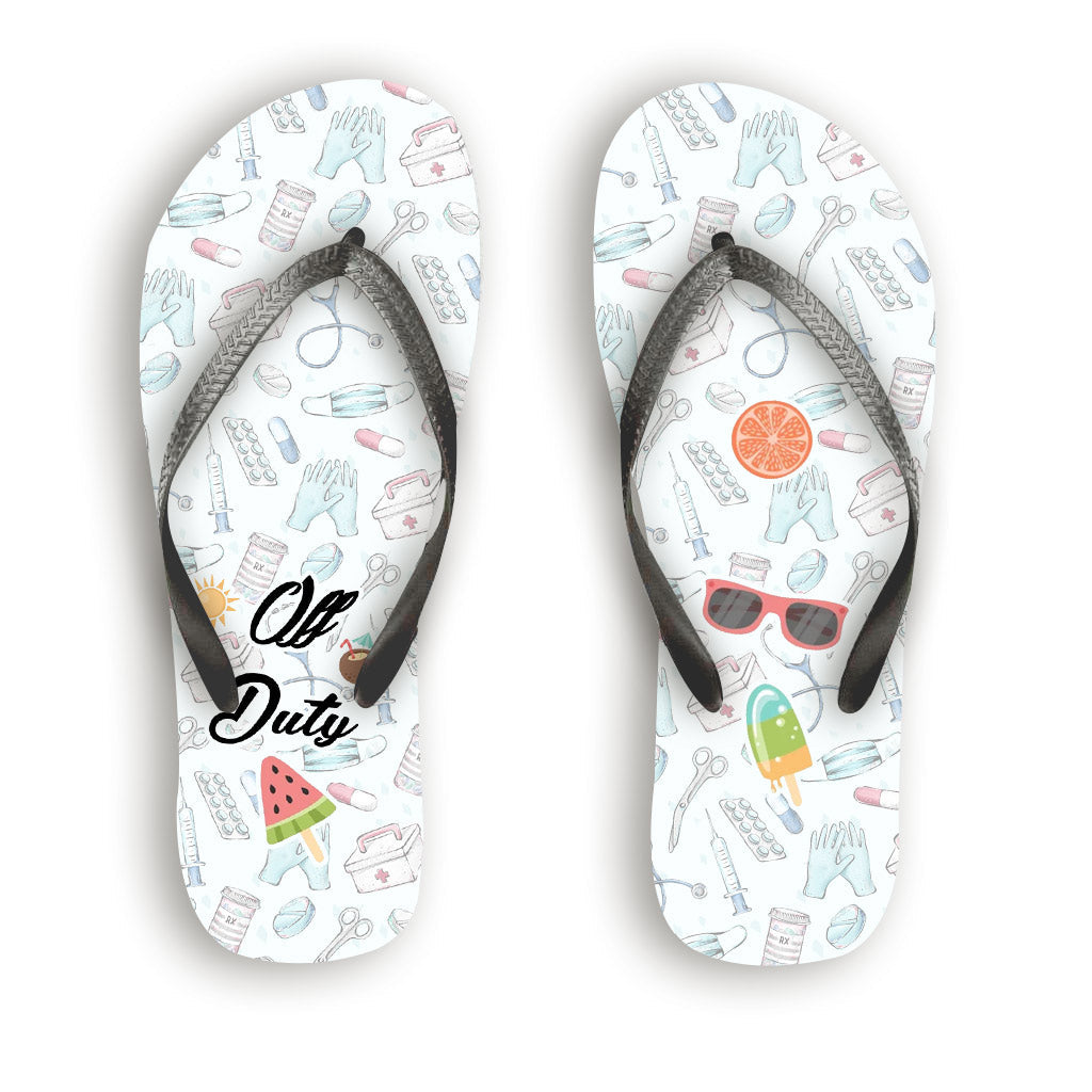 Krankenschwester im Ruhestand – Personalisierte Flip-Flops