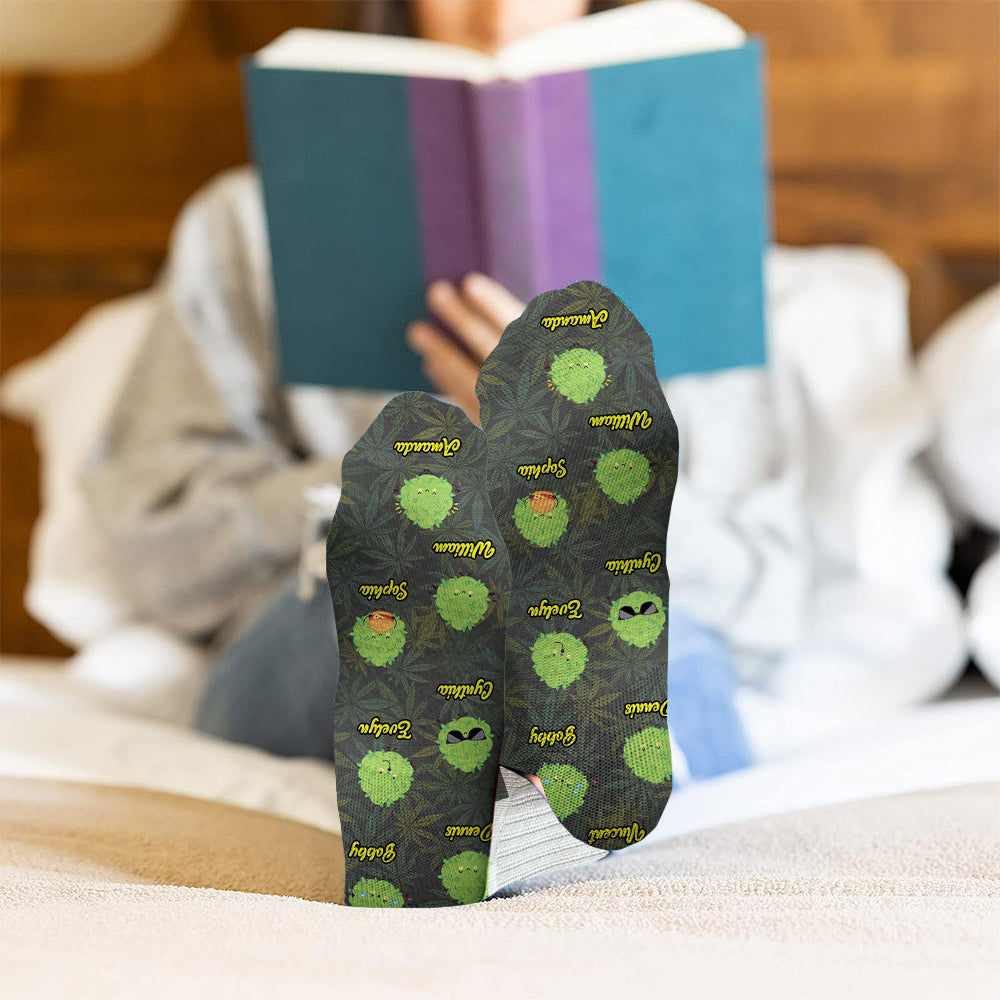 World's Dopest Dad - Personalized Weed Socks
