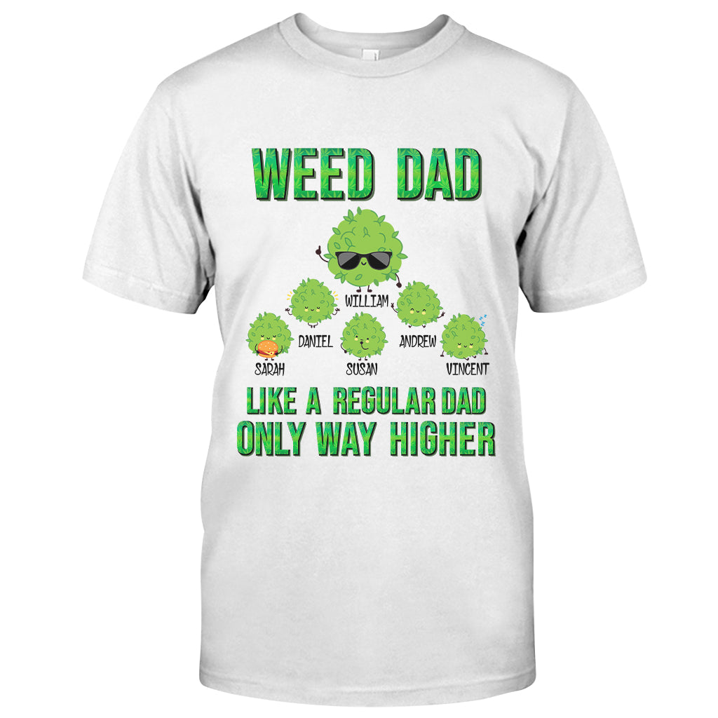 High Dad – Personalisiertes Weed-T-Shirt und Hoodie