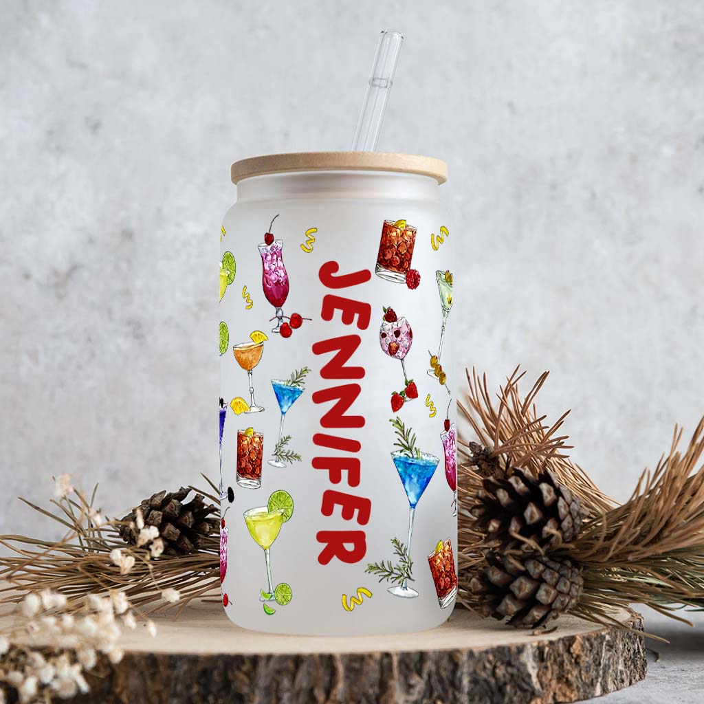Sommerfeeling – personalisiertes Cocktailglas